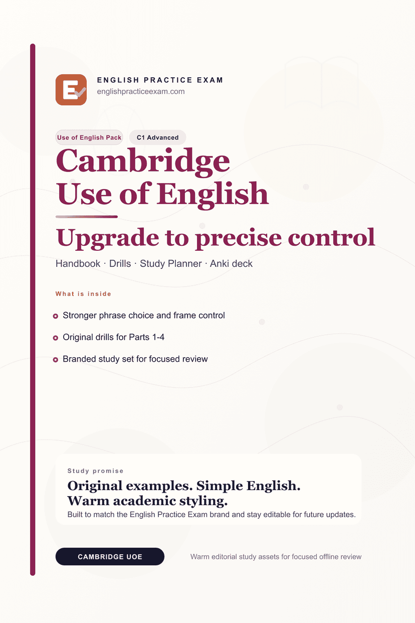 Pack EPE Cambridge Use of English C1