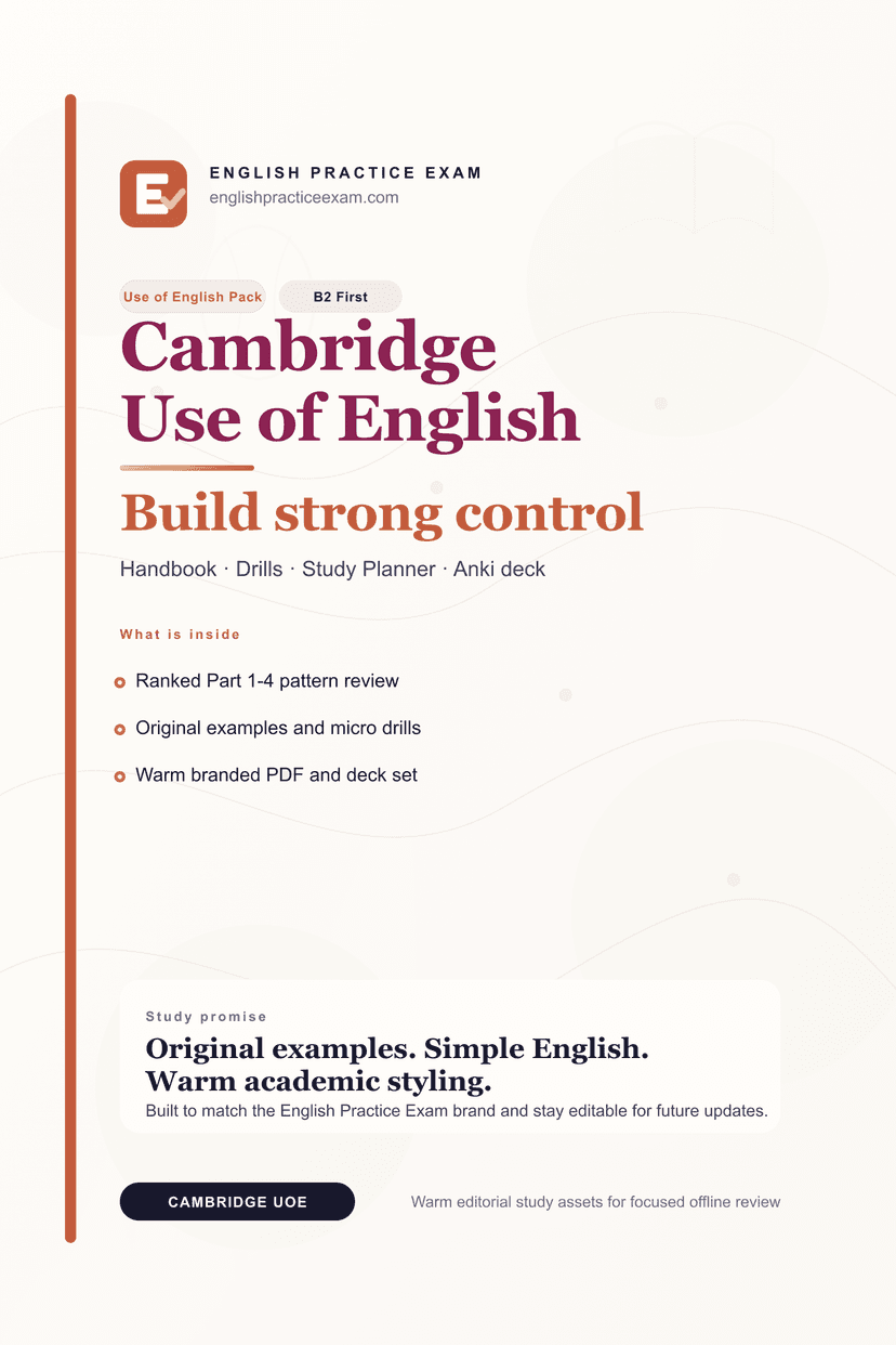 Pack EPE Cambridge Use of English B2