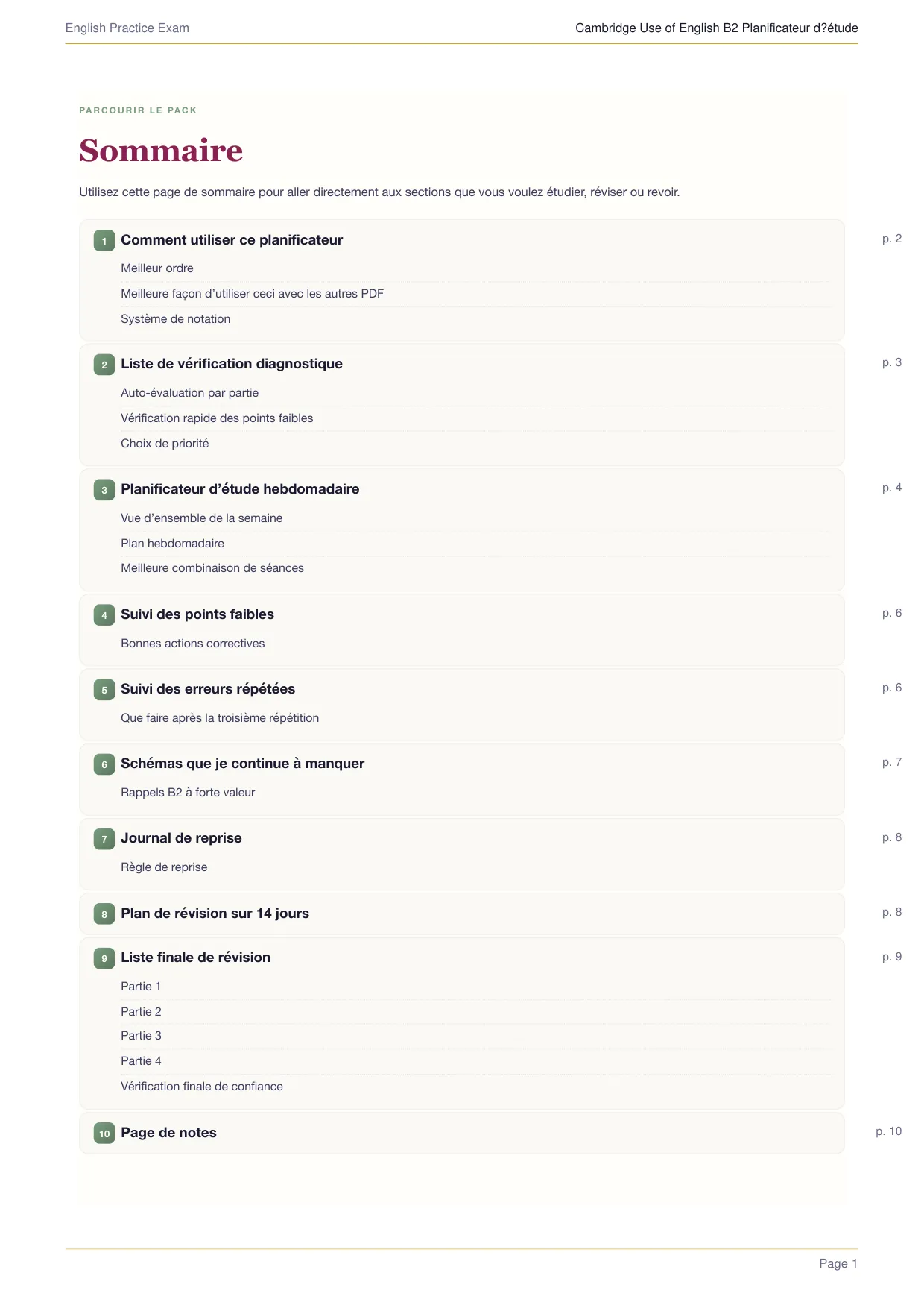 Study Planner