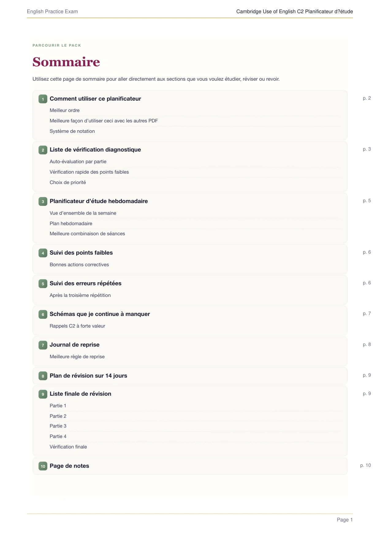 Study Planner